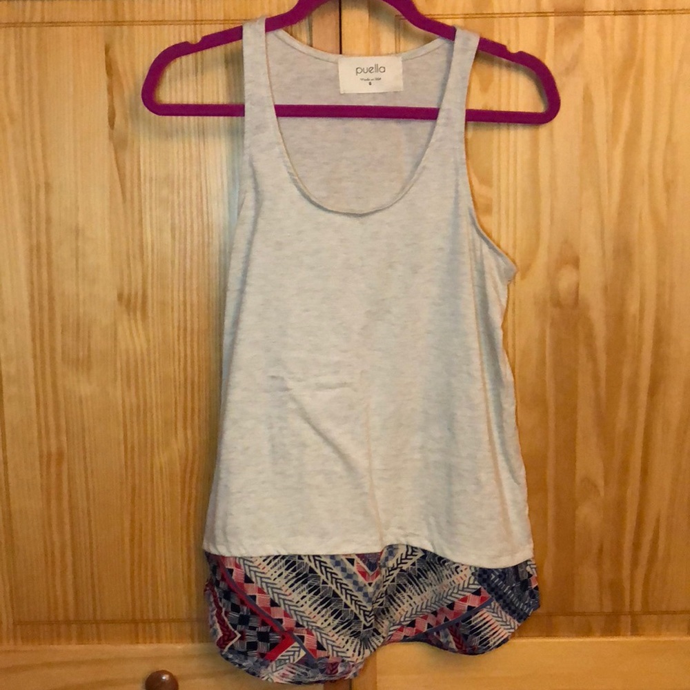 Tan cotton tank